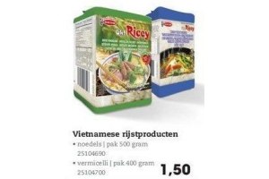 vietnamese rijstproducten