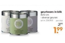 geurkaars in blik