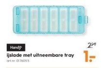 ijslade met uitneembare tray