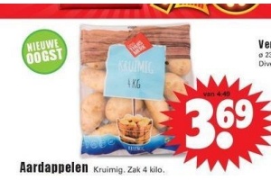 aardappelen kruimig