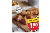 grillworst met kaas in bladerdeeg