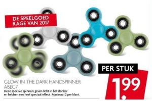 glow in the dark handspinner abec7 deze special