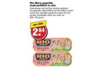 rio mare gegrilde makreelfilets in olie