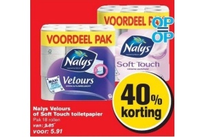 nalys velours of soft touch toiletpapier