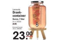 leonardo drankcontainer