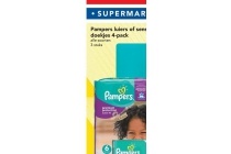 pampers luiers of sensitive doekjes 4 pack