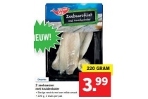 zeebaarzen met kruidenboter