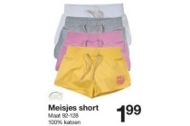 meisjes short