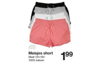 meisjes short