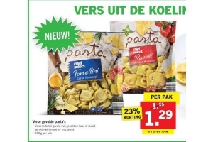 vers gevulde pasta s