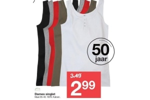 dames singlet