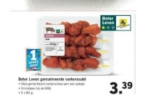 beter leven gemarineerde varkenssate