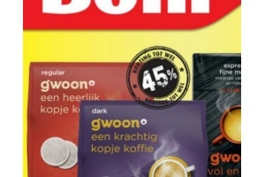 g woon koffiepads of filterkoffie
