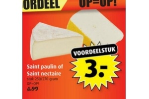 saint paulin of saint nectaire