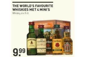 the world s favourite whiskies met 4 mini s