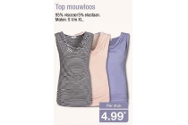 top mouwloos