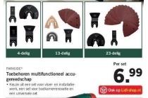 toebehoren multifunctionele accugereedschap