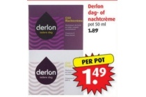 derlon dag of nachtcreme