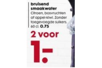 bruisend smaakwater nu 2 stuks voor eur1 00