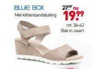 blue box sandaal