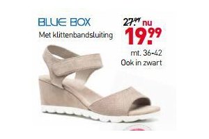 blue box sandaal