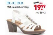 blue box sandaal