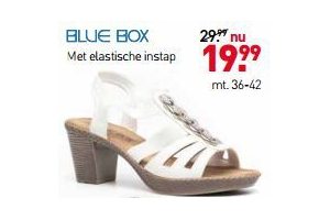 blue box sandaal