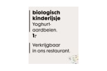 biologisch kinderijsje nu eur1 per stuk