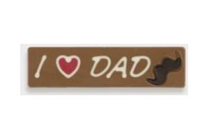 chocoladereep i love dad