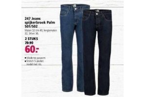 247 jeans spijkerbroek palm