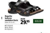 regatta lederen sandalen haris