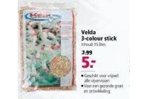 velda 3 colour stick