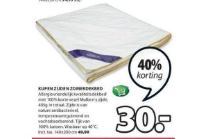 kupen zijden zomerdeken