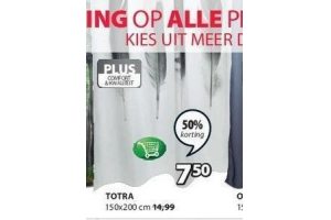 douchegordijn totra
