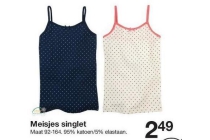 meisjes singlet