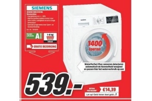 siemens wasmachine