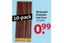 writewell potloden met gum