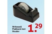 writewell plakband met houder