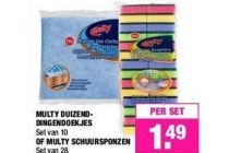 multy duizenddingendoekjes