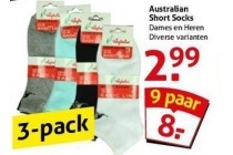 australian short socks