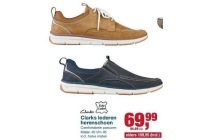 clarks lederen herenschoen