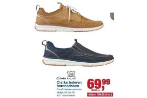 clarks lederen herenschoen