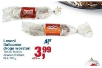 levoni italiaanse droge worsten