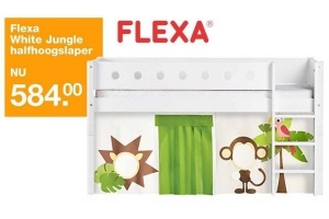 flexa white halfhoogslaper jungle