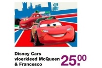 disney cars vloerkleed mcqueen en francesco