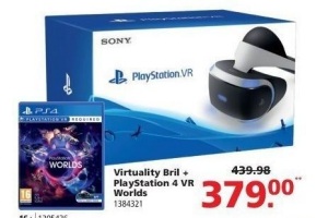 virtuality bril playstation 4 vr worlds