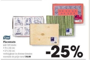 tork placemats