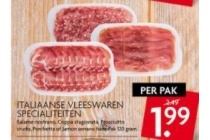 italiaanse vleeswaren specialiteiten