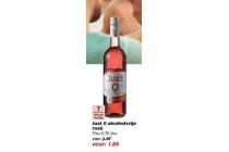 just 0 alcoholvrije rose
