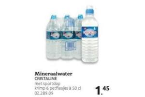 cristaline mineraalwater nu voor 1 99